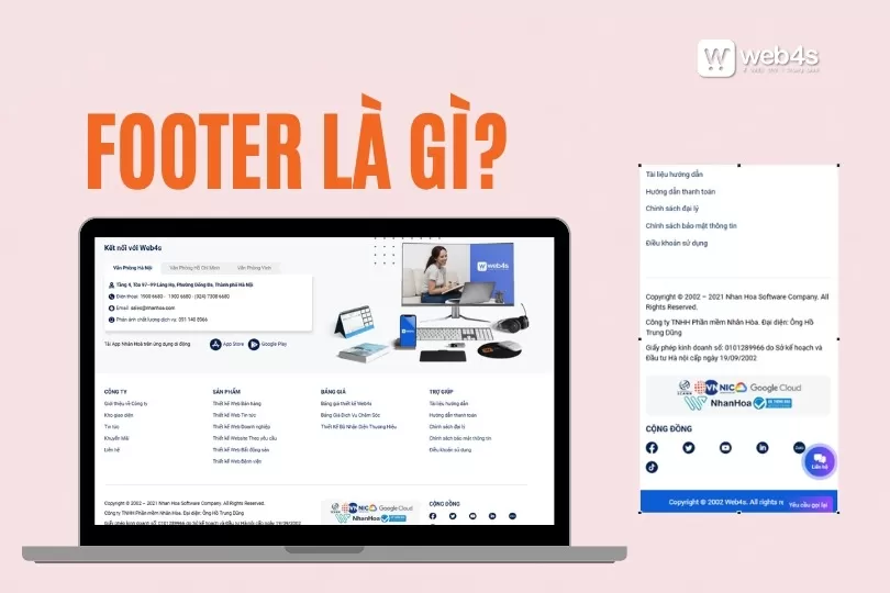 Footer là gì? Hướng dẫn design website footer chuẩn, đẹp